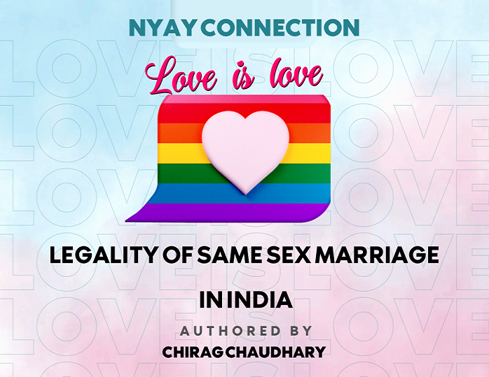 LEGALITY OF SAME SEX MARRIAGE IN INDIA